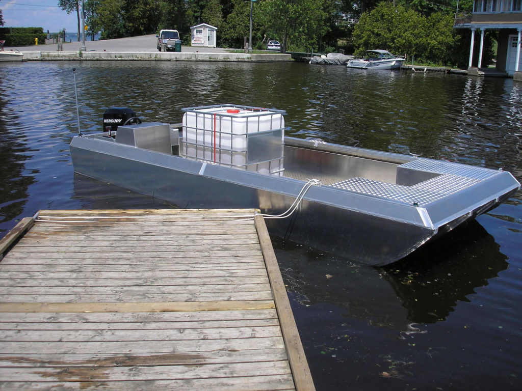 20 Ft Flat Bottom Barge 1 Custom Boat Works